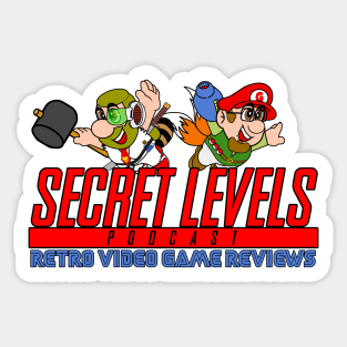 Secret Levels Podcast Main Logo Sticker